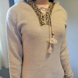 Arte Vivo Miguelito 100% Alpaca Hoodie, Small